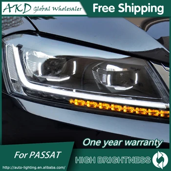 Žibintai VW Passat B7 2012-2016 Magotan DRL Dienos Žibintus Žibintas LED Bi Xenon Lemputė, Rūko Žibintai, Automobilių Reikmenys