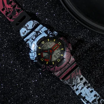 Žiūrėti Vyrų LED Skaitmeninio Laikrodžio G., Lauko Multi-Funkcija Šoko Stiliaus Mados Vandeniui Karinės Sporto Laikrodžiai Vyrams Relojes Hombre