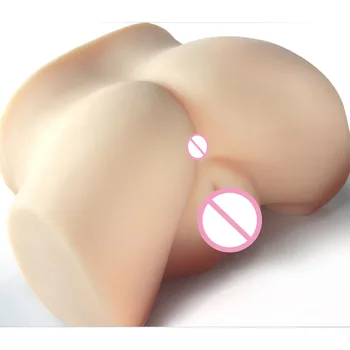 1.75 KG Realistiškas Sekso Lėlė Vyrų Masturbacija Silikono Moteris 3D Pūlingas Užpakalis Stora Makšties, Išangės Vyras Sekso Žaislas Masturbacija