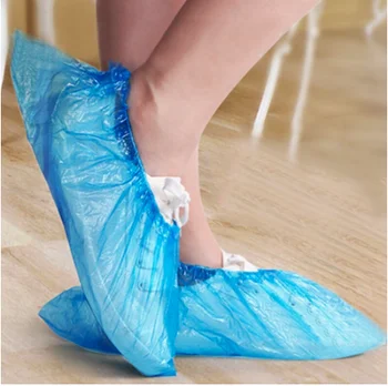 1000 unids/bolsa Apima sanitariniam vandeniui, todėl batų vienkartiniai plastikiniai batų apima kojinės