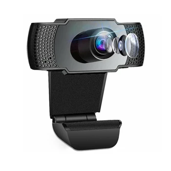 1080P Kamera Konferencija PC Web Kamera Su Mikrofonu Nešiojamas Darbalaukio Tablet Pasukti Fotoaparato Vaizdo Įrašymo Darbą