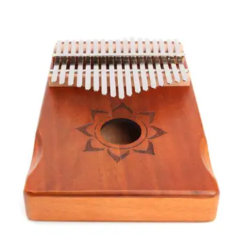 17 Klavišus Kalimba Mediena, Raudonmedžio Nykščio Fortepijonas Piršto Mušamųjų Muzikos instrumentų Mokymo Derinimo Įrankis Imtuvo Laikymo Maišelis