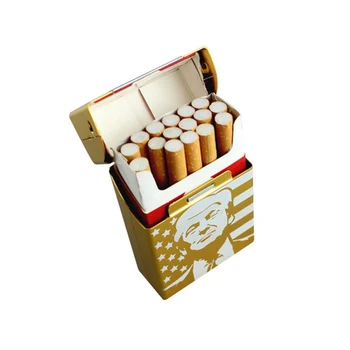 1PC Koziris Rūkymas Cigarečių, Aliuminio Cigarečių Atveju Cigarų Kišenėje Laikymo Dovana, Automobilių Puošyba