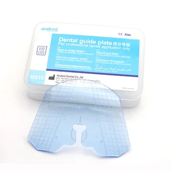 1pcs Dantų plastiko vadovas plokštė dantų susitarimą dėl dantų protezų akrilo dirbti Dantų laboratorija