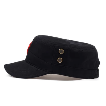 2019 Medvilnės% Aukštos kokybės Penkių ŽVAIGŽDUČIŲ dujų skylę kepuraičių Paslaugų Armijos Skrybėlę Patrulių butas skrybėlės Hip-Hop drobės Snapback cap skrybėlės