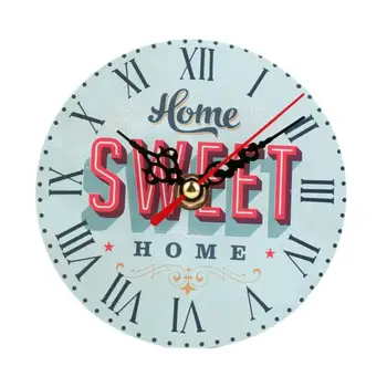 2019 NAUJAS Vintage Stilius Ne Silent Antikvariniai Medienos Sieninis Laikrodis Namų Virtuvės, Biuro Apdailos Sieniniai Laikrodžiai Mados Dizaino A1