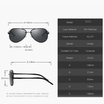 2020 Aliuminio Magnio HD Poliarizuoti Akiniai nuo saulės mados Vyrai moterys Vairuotojo Veidrodėlis Saulės akiniai Vyrų Žvejybos Moterų Akiniai Vyrams
