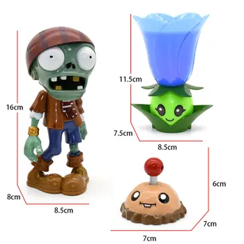 2020 Naujų PVZ Augalai Vs Zombies Veiksmų Skaičius, Žaislų Peashooter Chomper Zombie Anime Paveikslas Modelis, Juokingi Žaislai Vaikams