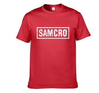 2020SOA Sons of anarchy vaikas Mados SAMCRO Print T-Shirt Vyrai/moterys Mados Hip-Hop trumpas rankovės Medvilnės Atsitiktinis Mens Tee