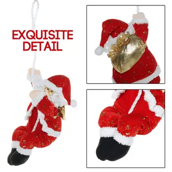 22-66cm Kalėdų Dekoro Santa Claus Laipiojimo Lyno Kalėdų Medžio Patalpų Lauko Sienos, Lango Kabo Kalėdų Ornamentu Dekoras