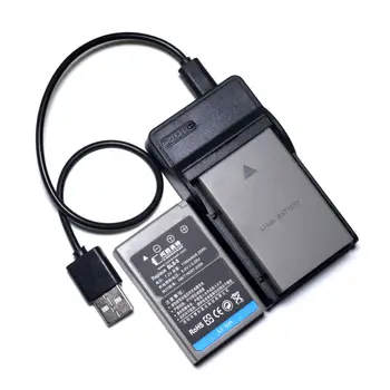 2VNT BLS-5 BLS-50 BLS50 Baterija + USB Kroviklis skirtas Olympus OM-D E-M10 Mark II III E-PL5 ir E-PL6 E-PL8 E-PM1 E-PM2 Stylus 1s Fotoaparatas