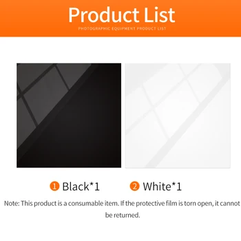 30x30cm Black & White Atspindintis Akrilo Ekranas Lentų Stalo Produkto Fotografija Atspindintis Matinis Plokščių Apdaila Fone