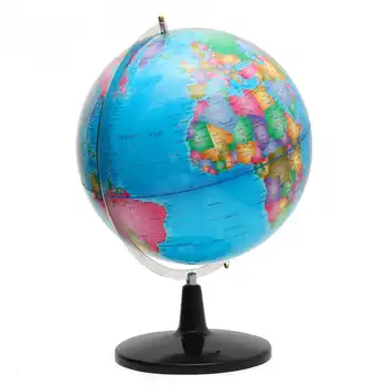 32CM Pasaulio Žemės Rutulio Žemėlapis Geografija Švietimo Žaislas Su Stovu Home Office Idealus Miniatiūros Dovana office dalykėlių