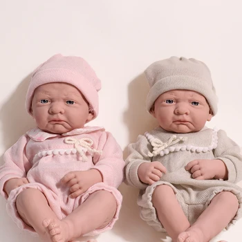 35CM Tikroviška viso Kūno Silikono Lėlės Reborn Žaislai Vinyl Soft Bebe Atgimsta Bamblys Baby Doll Naujagimių Mielas Žaislas, Dovanos Vaikams, Lėlės