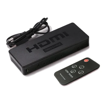 4 in 1 out HDMI Switcher 4 Port HDMI Switch 4x1 Keitiklis Vaizdo Adapteris Paramos 4K x 2K su Picture-In-Picture 