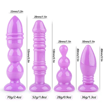 4Pcs/Set Tikroviškas Dildo Analinis Kaištis Ne Vibratorius, Strapon Big Penis Penis siurbtukas Masturbator Sekso Žaislai, Moters Sekso Produktai