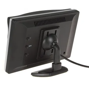 5 colių HD TFT LCD screen Automobilinis Monitorius galinio vaizdo stovėjimo Stebėti,Laidinio ar Belaidžio galinio vaizdo kameros pasirinktinai