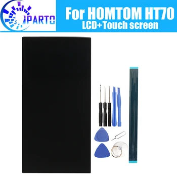 6.0 colių HOMTOM HT70 LCD Ekranas+Touch Ekranas Originalus Išbandyti LCD skaitmeninis keitiklis Stiklo plokštės Pakeitimas HOMTOM HT70