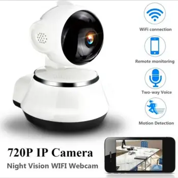 720P HD Wireless Wi-fi IP Kamera Namų Apsaugos Stebėjimo Kameros 3,6 mm Objektyvas Plataus Kampo Patalpų Parama kamerų Naktinis Matymas