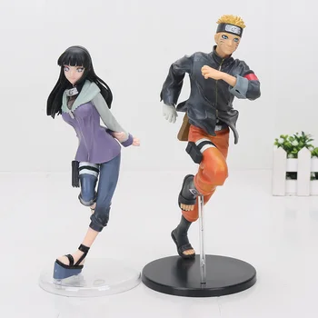 Anime Naruto Pav Ninja Hyuuga Hinata Hyuga Pav Uzumaki Naruto Shippuden PERLAS PVC Veiksmų Skaičius, Žaislų Kolekcijos Modelis