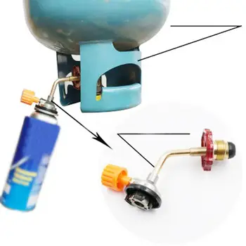 Aukštos Kokybės Butano Dujų balionas Kuro Bako Įpilimo Jungtis Adapteris Vožtuvas Saugus Perjungimo Įkrovimo Pripučiami Vožtuvas Multi-tool