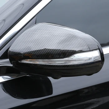 Automobilio stilius Anglies pluošto Mercedes Benz C E klasės W205 W213 GLC X253 galinio vaizdo veidrodis Apima durų veidrodėliai Lipdukai priedai