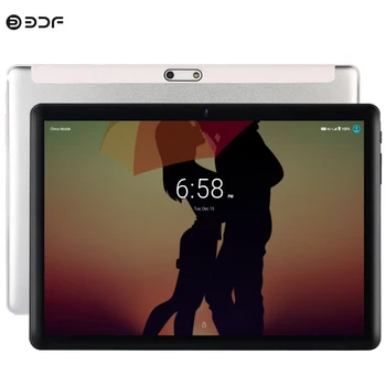 BDF 4G Tinklo Telefono ryšys Android Tablet 9.0 Tablečių Octa Core 10.1 colių IPS 1280×800 2GB RAM32GB ROM SC9863A GPS