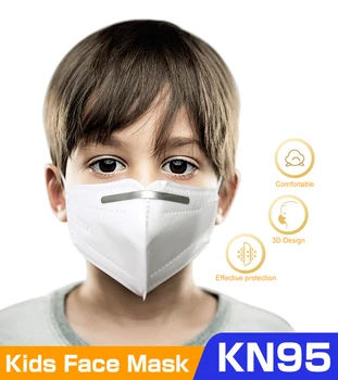 Berniukų, Mergaičių KN95 Veido Kaukės Vaikams CE FFP2 Vaikų Masque Apsaugos Burnos Kaukę, Respiratorių Daugkartinio naudojimo Mascarillas Reutilizable