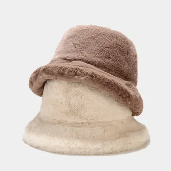 Bucket Hat Moterys, Panama Purus Rudenį, Žiemą Šilta Atsitiktinis Atostogų Lauko Aksesuaras Jauna Mergina