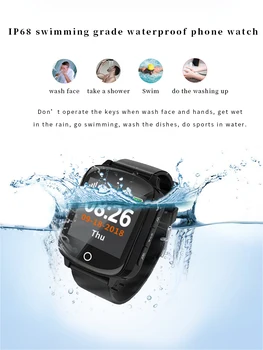 D200 Wifi GPS Tracker Ieškiklis Smart Žiūrėti Vyresnio amžiaus Moterų, Vyrų Smartwatch su SOS Skambučio Širdies ritmas, Kraujo Spaudimas pk D100