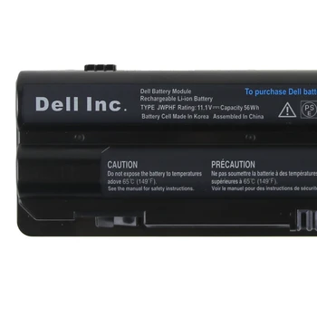 Dell Originalus Naujas Pakeitimo Nešiojamas Baterija dell XPS 14 15 17 L401x L501x L701x L701x 3D 312-1123 312-1127 JWPHF