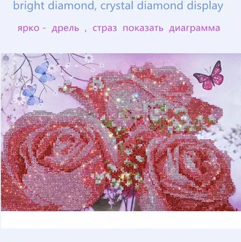 Diamond siuvinėjimo 5D diamond kryželiu kristalų apvalus deimantas rinkiniai unfinish dekoratyvinis 