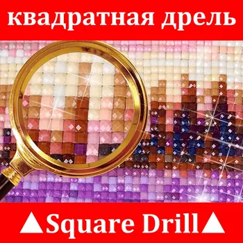 Diamond Siuvinėjimo Kryželiu Gėlių Krepšelius Rinkinys Nuotrauką Strazdų Diamond Mozaikos kvadratiniu Diamond