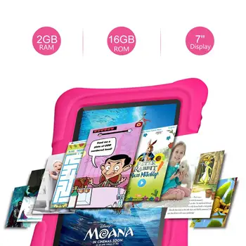 Dragon Touch Y88X Pro Vaikai Tablet 7inch HD Android 9.0 2GB Ram 16G Tablečių Vaikams su Planšetinio kompiuterio Krepšys 