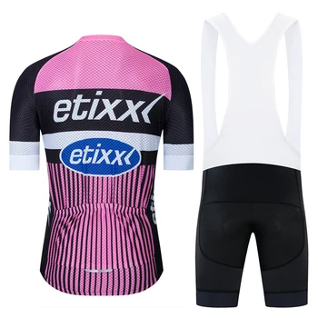 ETIXXL 2021 Rožinė Mens Dviračių Džersis MTB Dviratį Drabužių Quick Dry Dviračių Drabužius Trumpi Ropa Ciclismo Maillot Culotte