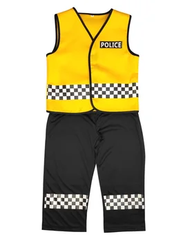 Fancy Dress Aprangą, skirtą 3-9 metų vaikams Okupacijos policijos Kostiumas Eismo policijos Liemenę & Bžūp Kostiumas