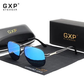 GXP 2021 Mados Vyrams, Moterims Poliarizuoti Akiniai nuo saulės Aikštėje HD Veidrodis Objektyvas Anti-reflective Apsaugos Oculos De Sol Masculino