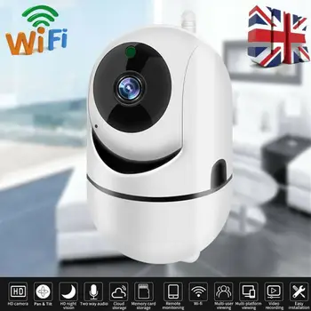 HD 1080P vaizdo Kamera WiFi Namų Apsaugos Kamera, IP Naktinio Matymo Kūdikio stebėjimo Indoor Mini Vaizdo Stebėjimo VAIZDO Wifi Namų Kamera