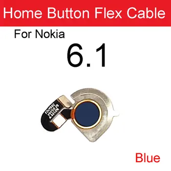 Home Mygtuką, Pirštų Atspaudų Jutiklis Flex Kabelis Skirtas Nokia 8.1 5 6 6.1 7 Plius X5 X6 X7 Meniu Palieskite Jutiklio Flex Juostelės Atsarginės Dalys