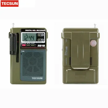 Hot Aukštos Kokybės TECSUN R-818 FM/MW/SW 1-6 Multi-band Laikrodis R818 Radijo Skaitmeninis Imtuvas, Skaitmeninis Demoduliavimo Stereo Radijas