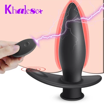 HWOK Minkšto Silikono Vyrų Analinis Butt Plug Prostatos Massager Sekso žaisliukai Vyrams USB Įkrovimo Gėjų Produktus G Spot Vibratorius
