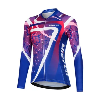 Ilgai Dviračių Džersis Moterų kalnų jersey mtb Dviračių Kvėpuojantis Ciklo Drabužių Ropa Ciclismo marškinėliai Moterų Komandos Klubas Drabužius