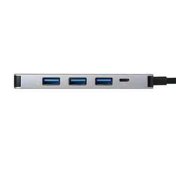 Išmanųjį Įrenginį Vartotojų C Tipo USB 3.1-4 Port Hi-Speed USB 3.0 Mutis Hub Adapteris, skirtas Macbook Patvarus