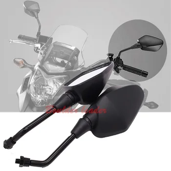Juoda motokroso dalys moto pusėje veidrodžiai suzuki yamaha honda NC700 NC700S NC700X NC750 NC750X/S motociklo galinio vaizdo veidrodėlis