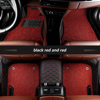Kalaisike Custom automobilių grindų kilimėliai Land Rover Visų Modelių Discovery 3 4 5 Range Rover Evoque Sporto Freelander auto priedai