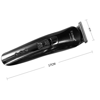 Kemei plaukų clipper profesionalios plaukų Žirklės Plaukų clipper vyrų elektrinės žoliapjovės LCD Ekranas mašina, kirpykla, Plaukų cutter