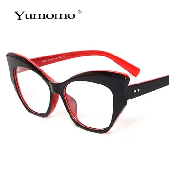 Mados Vintage akiniai nuo saulės moteris markės Dizaineris vintage retro trikampio cat eye akiniai oculos De Sol Skaidrus vandenyno uv400