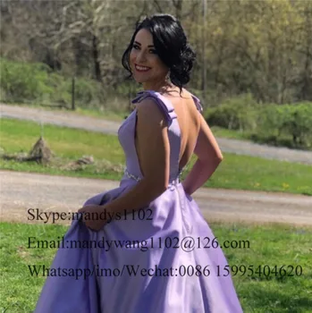 Mbcullyd-line vakarinę Suknelę Su Kišenėje 2020 Ilgai Valyti Traukinio Baigimo Prom Dresses Oficialų Plius Dydžio Satino Chalatas De Soiree