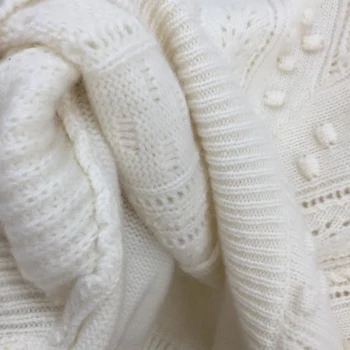 Mezgimo Tuščiaviduriai Iš Džemperis Moterims Rudenį 2020 Elegantiškas O Kaklo, Ilgomis Rankovėmis Žiemos Puloveris Office Lady Megztiniai Moterų Mados