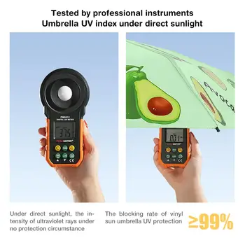 Mini 5 Sulankstomas Skėtis nuo Lietaus Moterų Anti-UV apsaugos nuo Saulės Nešiojamų Kelionių Vinilo Mini Pocket Skėtis Skėtis Su Laikymo Dėžutė